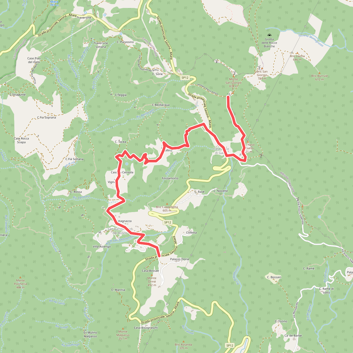 San Bartolomeo del Bosco - Naso di Gatto - Monte San Giorgio