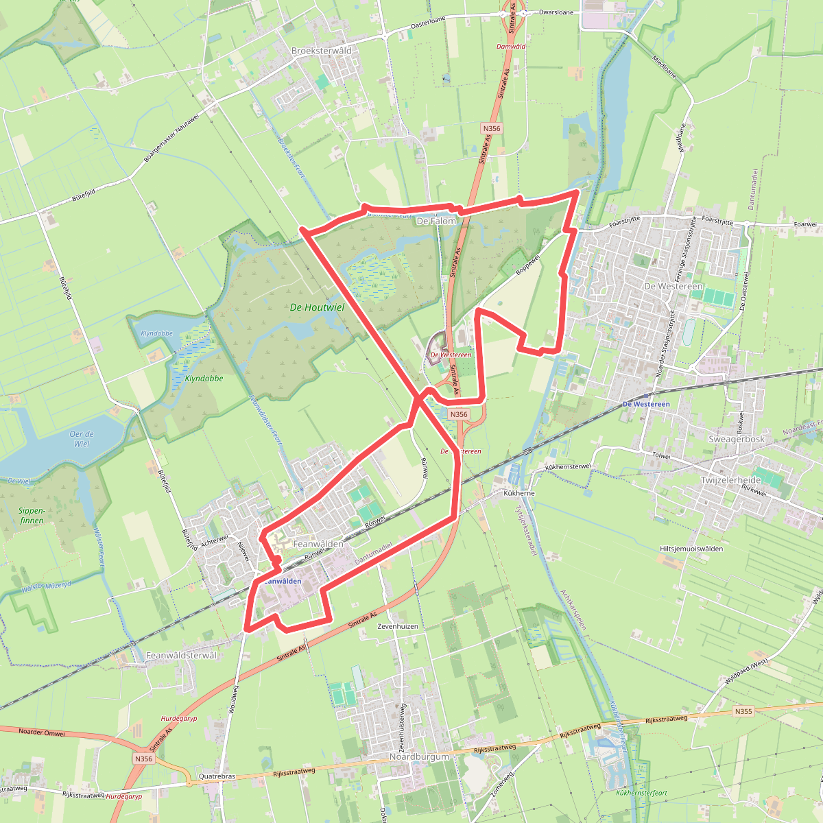 Natuur en cultuur rondom Feanwâlden en De Falom