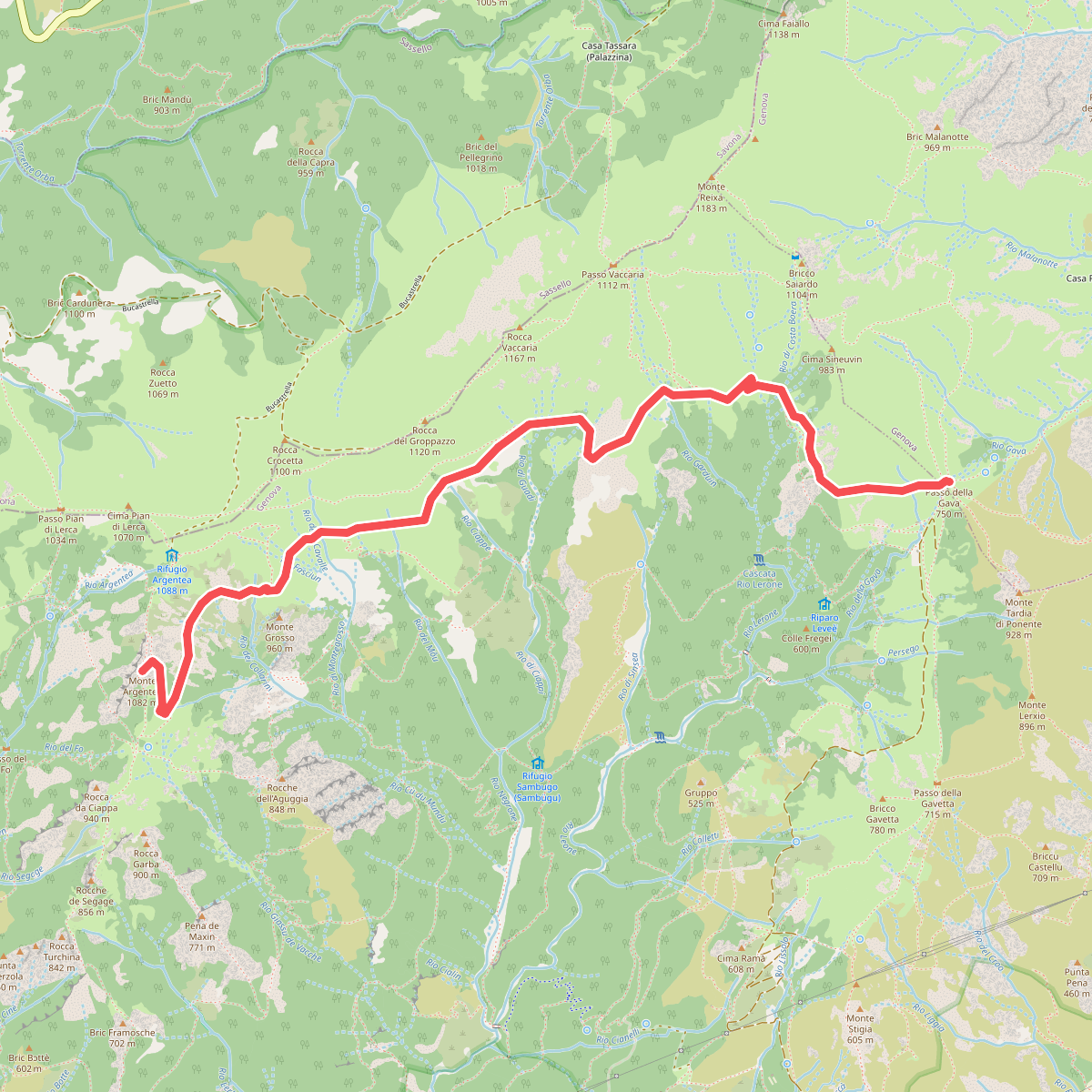 Passo della Gava - Monte Argentea