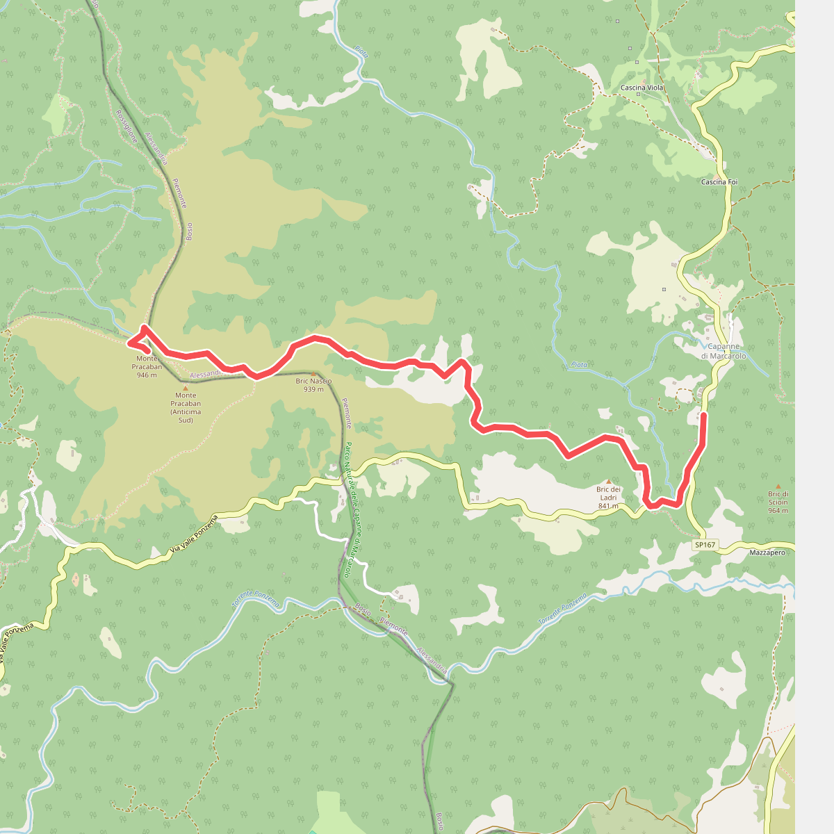 Capanne di Marcarolo - Monte Pracaban