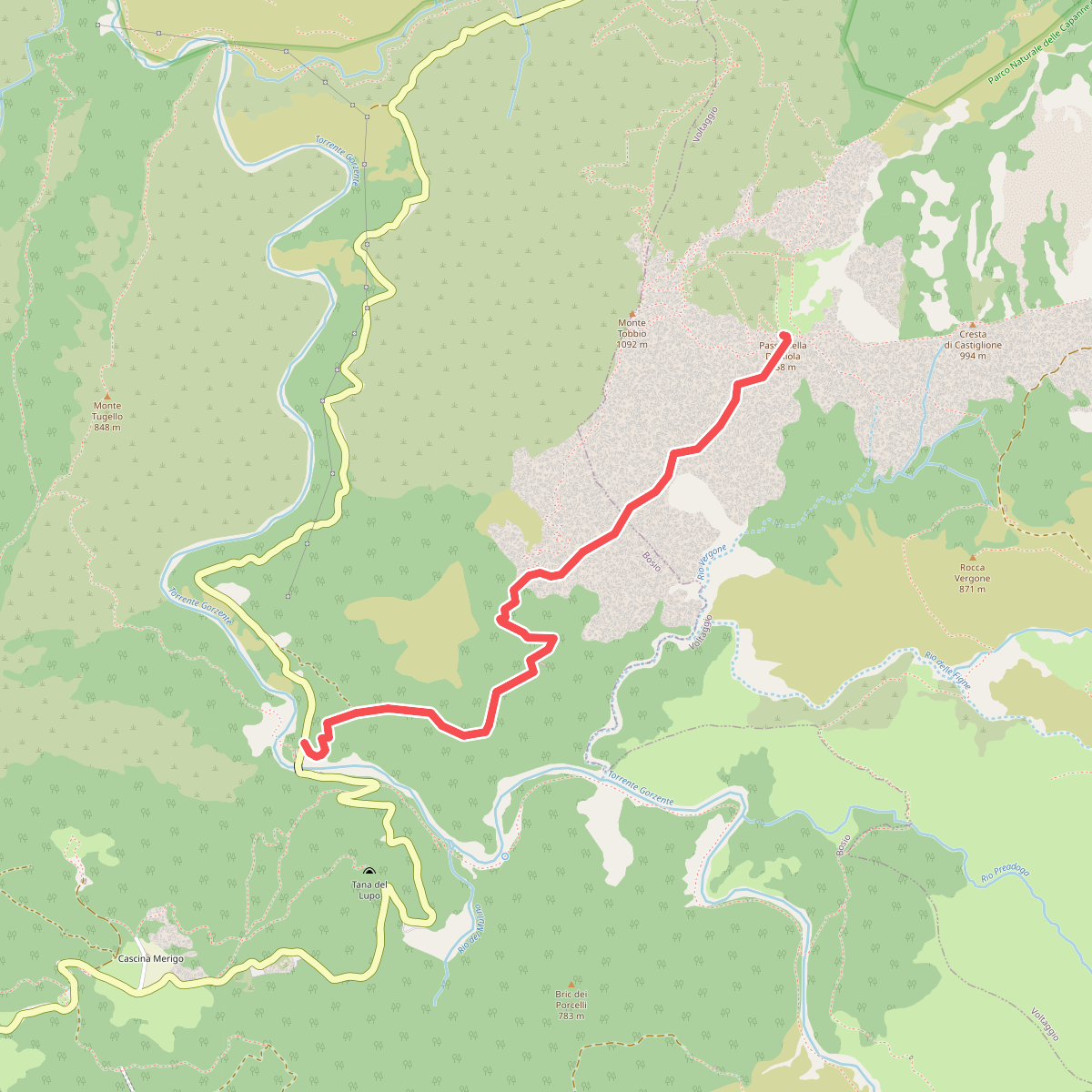 Ponte Nespolo - Passo della Dagliola