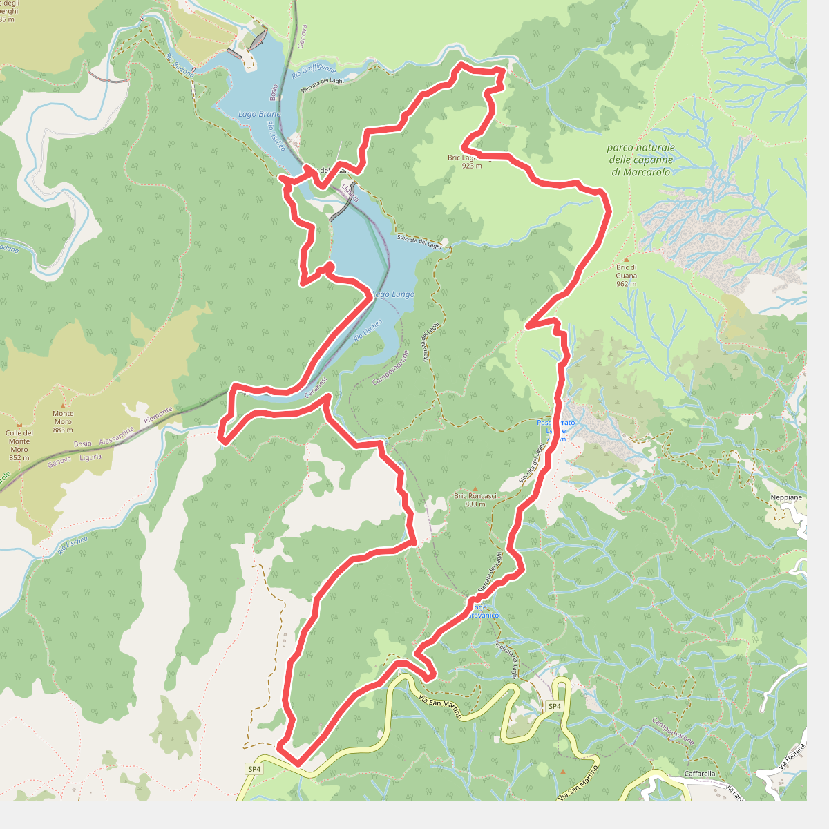 Sentiero naturalistico dei Laghi del Gorzente
