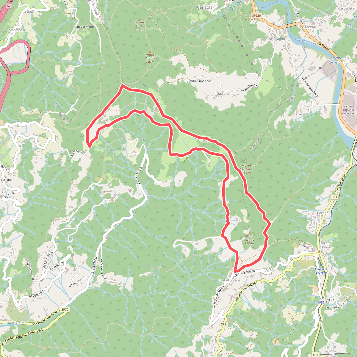 Circuito dei Fontanini - Nordic Walking Croce di Vie