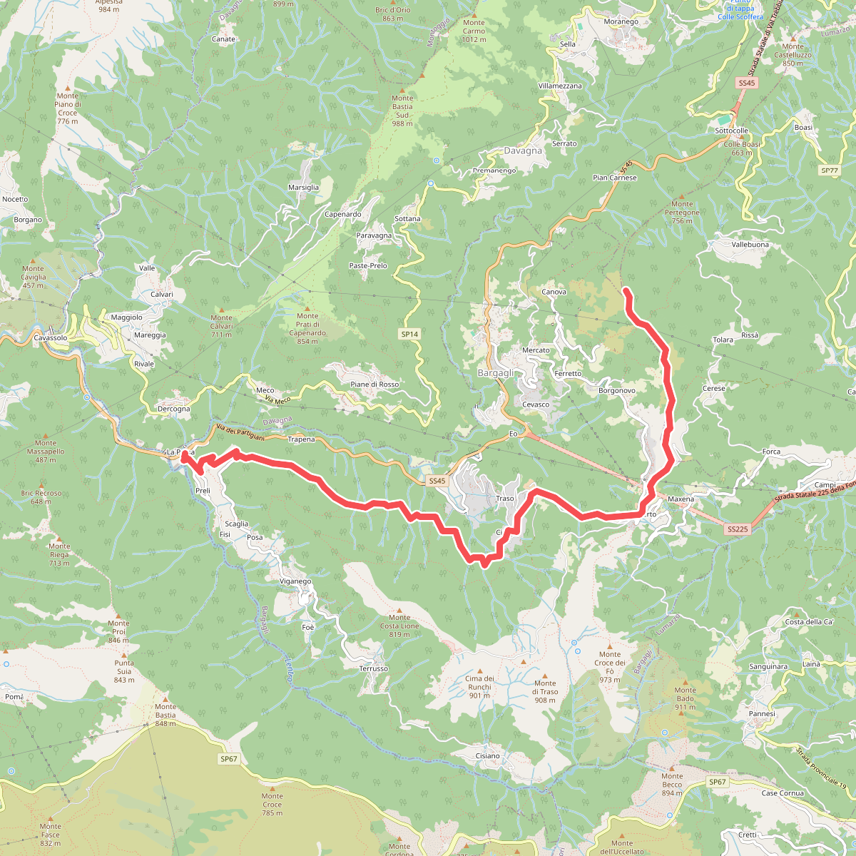 La Presa - S. Alberto - Monte Croce di Bragalla