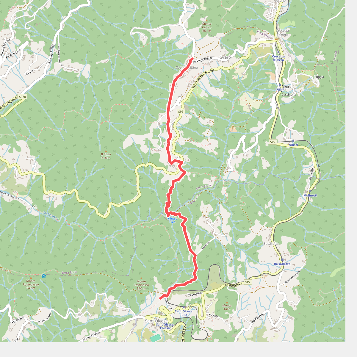 Collegamento "C" - Nordic Walking Croce di Vie