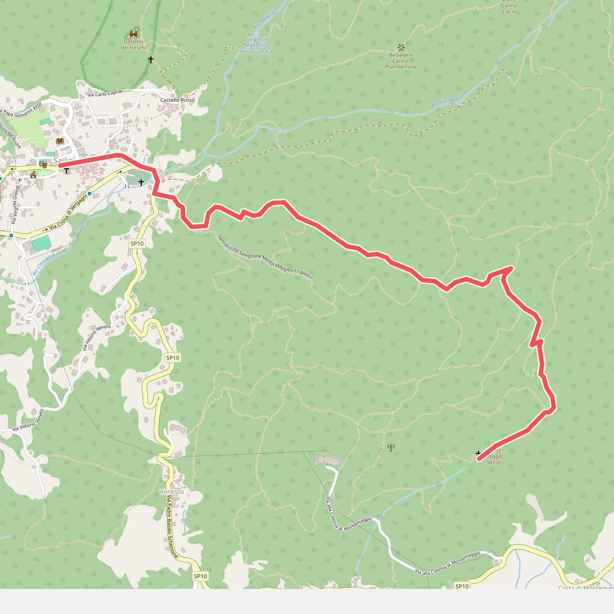 Savignone - Monte Maggio