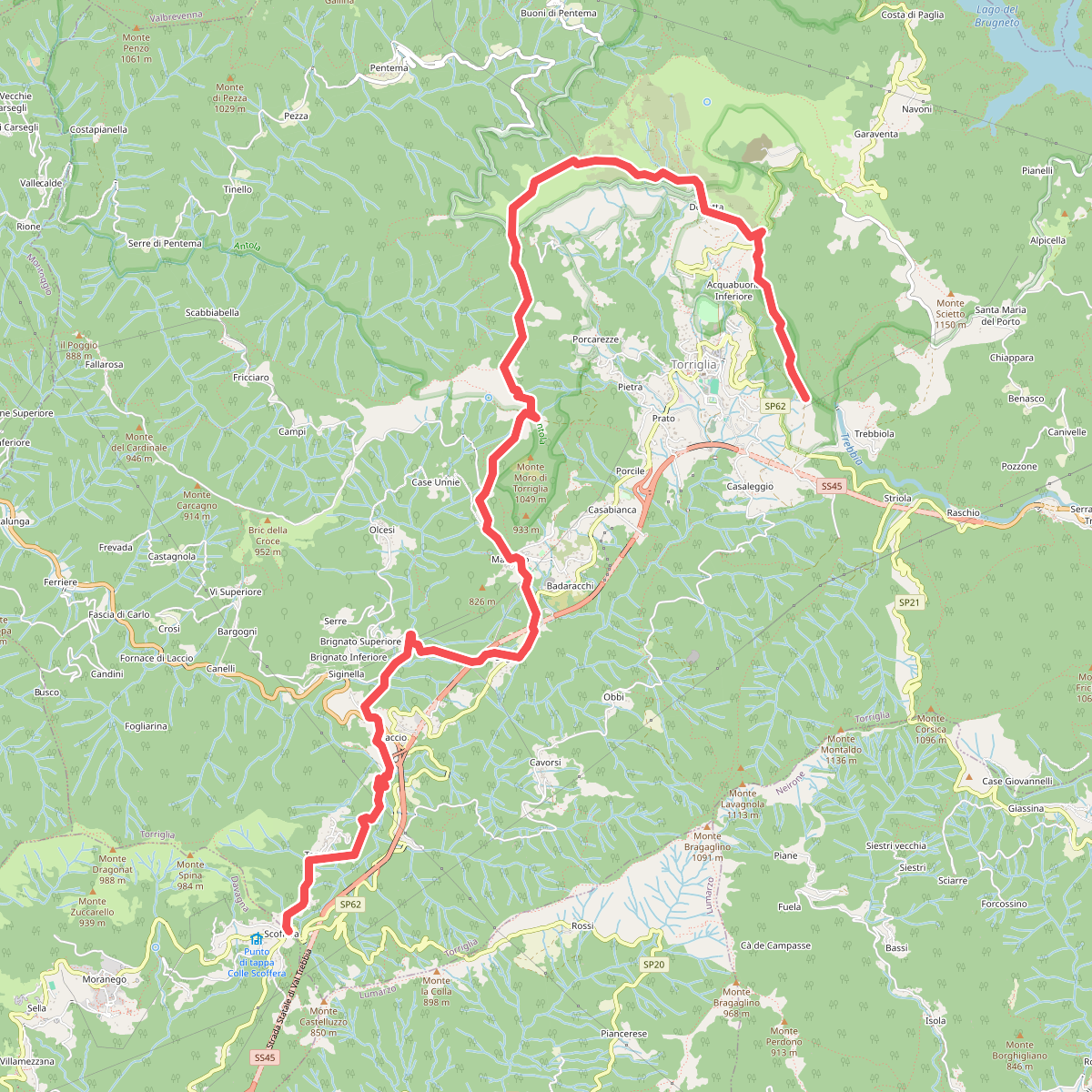 Passo della Scoffera - Marzano - Cappella della Costa