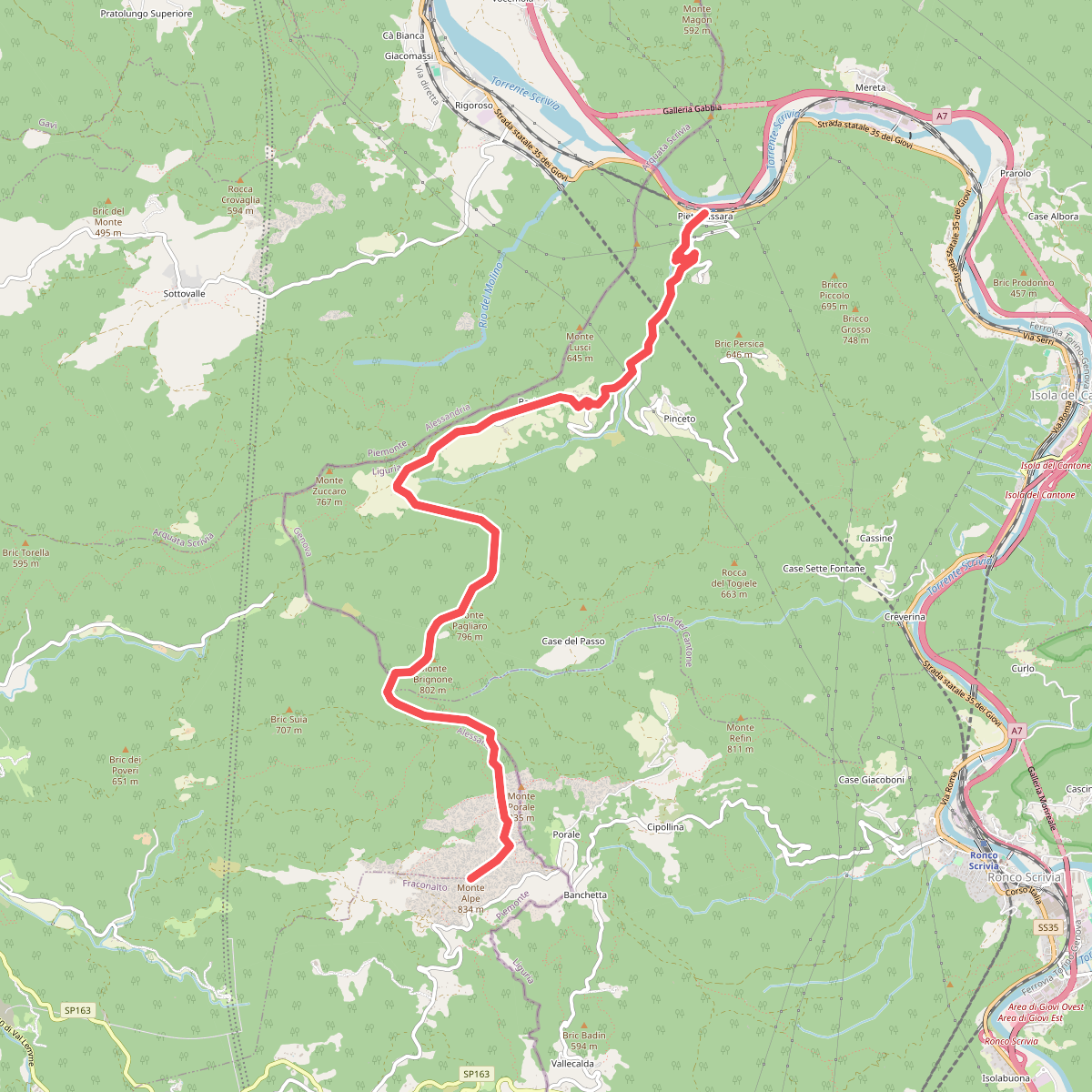 Pietra Bissara - Monte Alpe