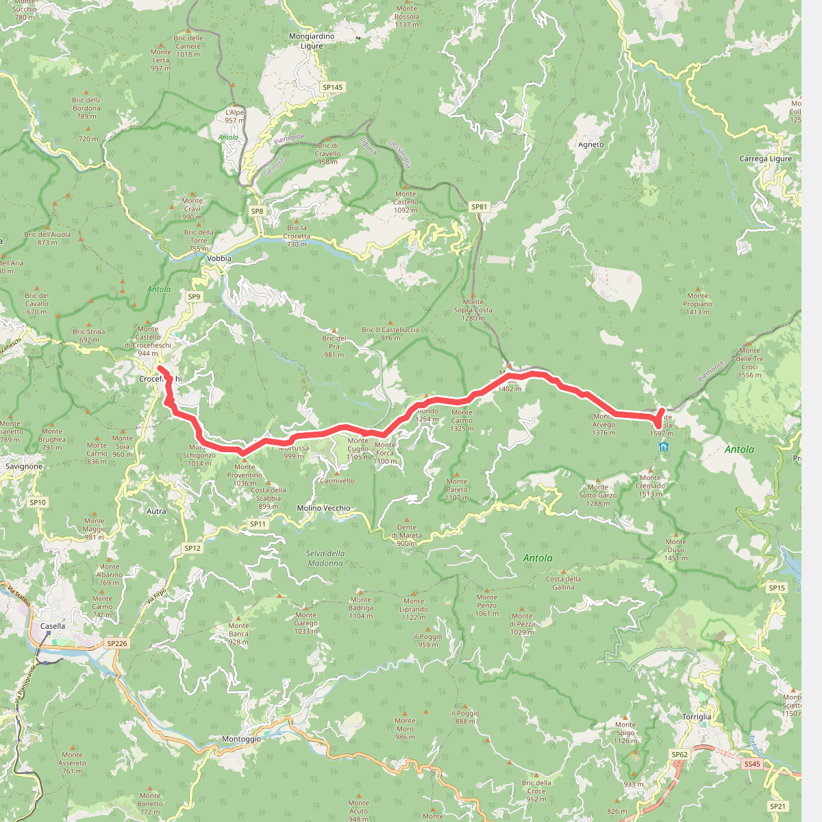Crocefieschi - Monte Antola