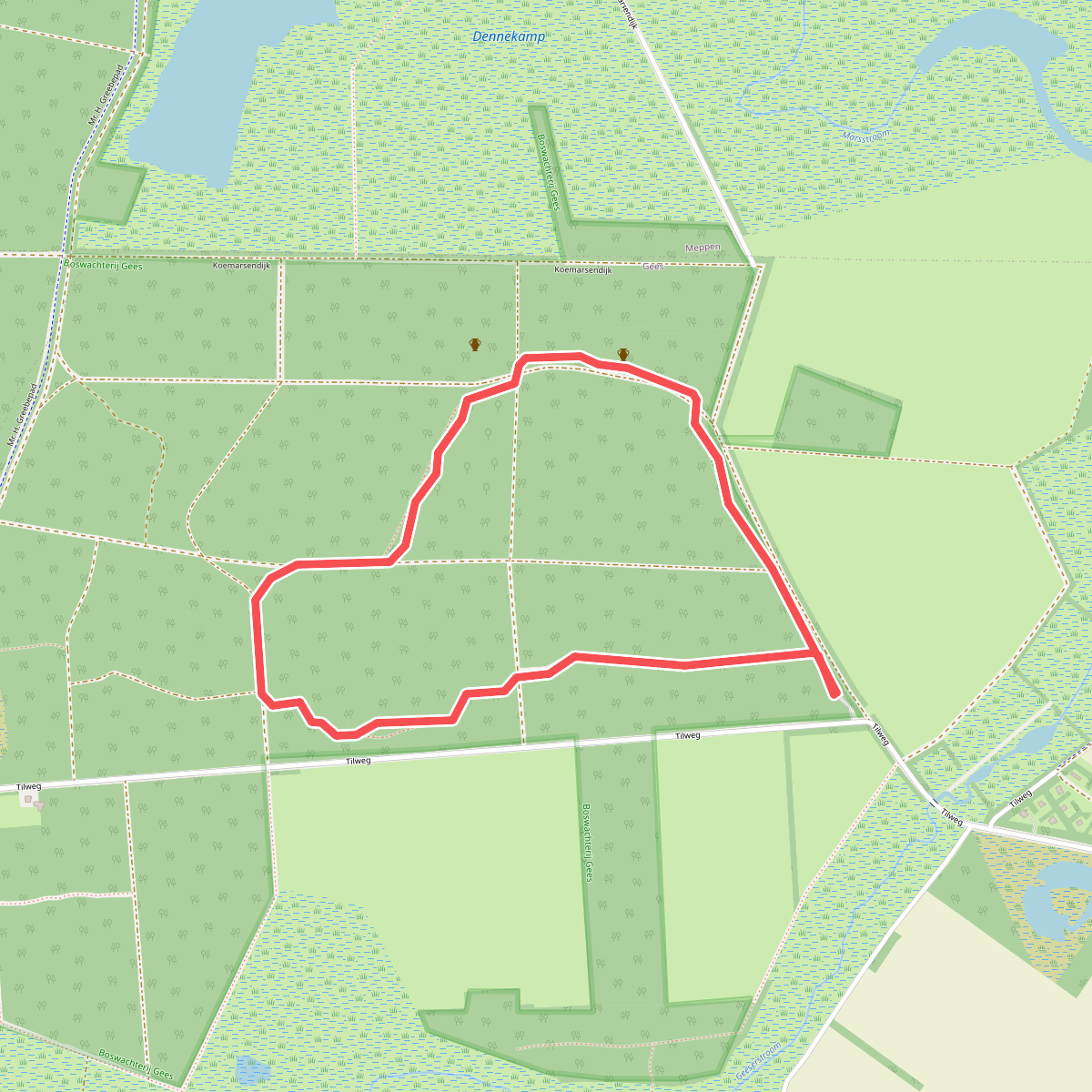 Bosbelevingsroute