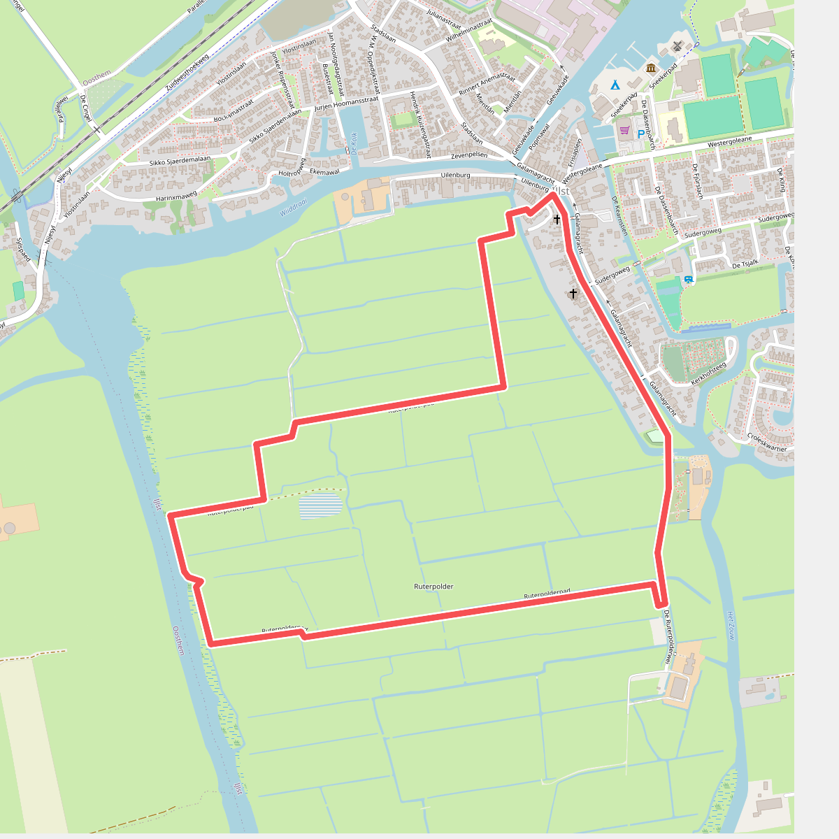 Wandeling Ruterpolder IJlst