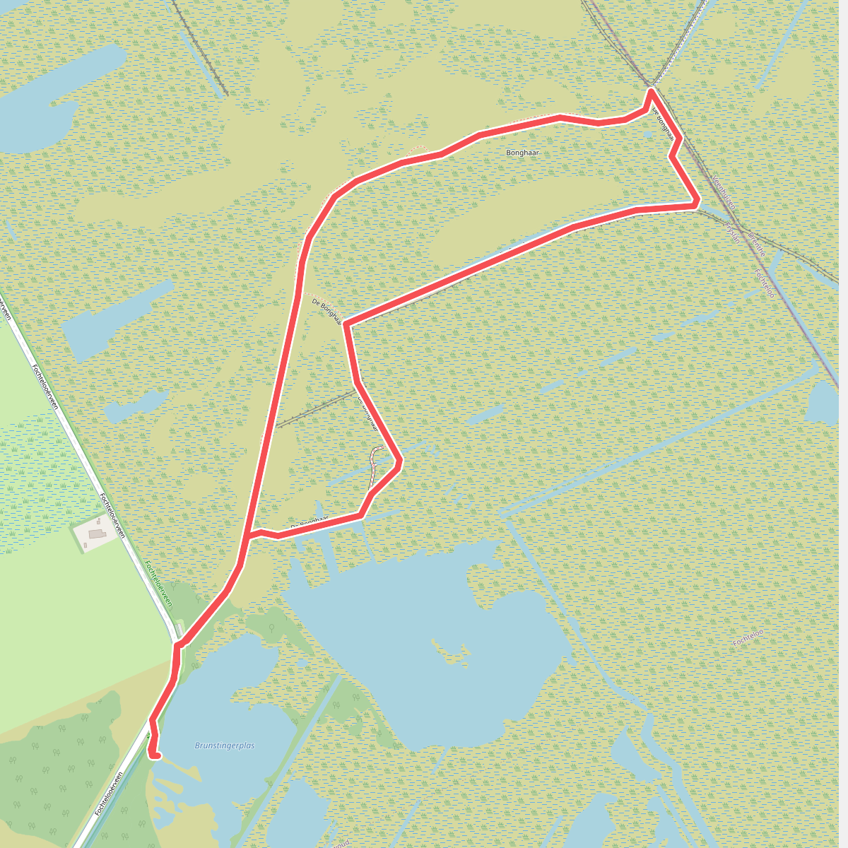 Wandelroute Bonghaar
