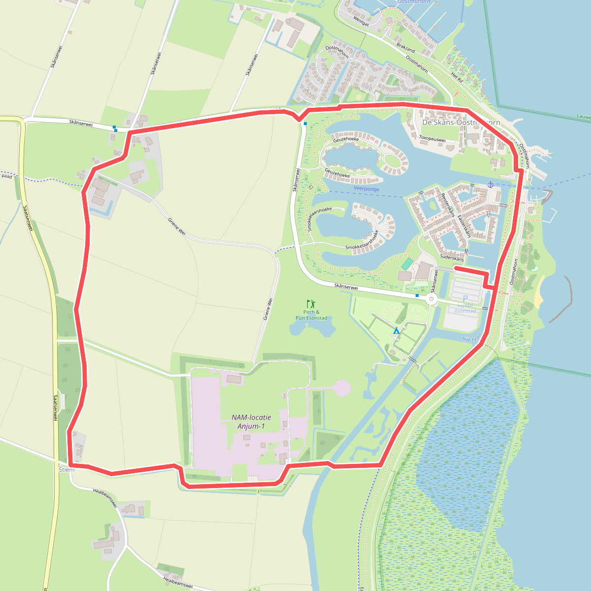 Wandelen rondom Oostmahorn
