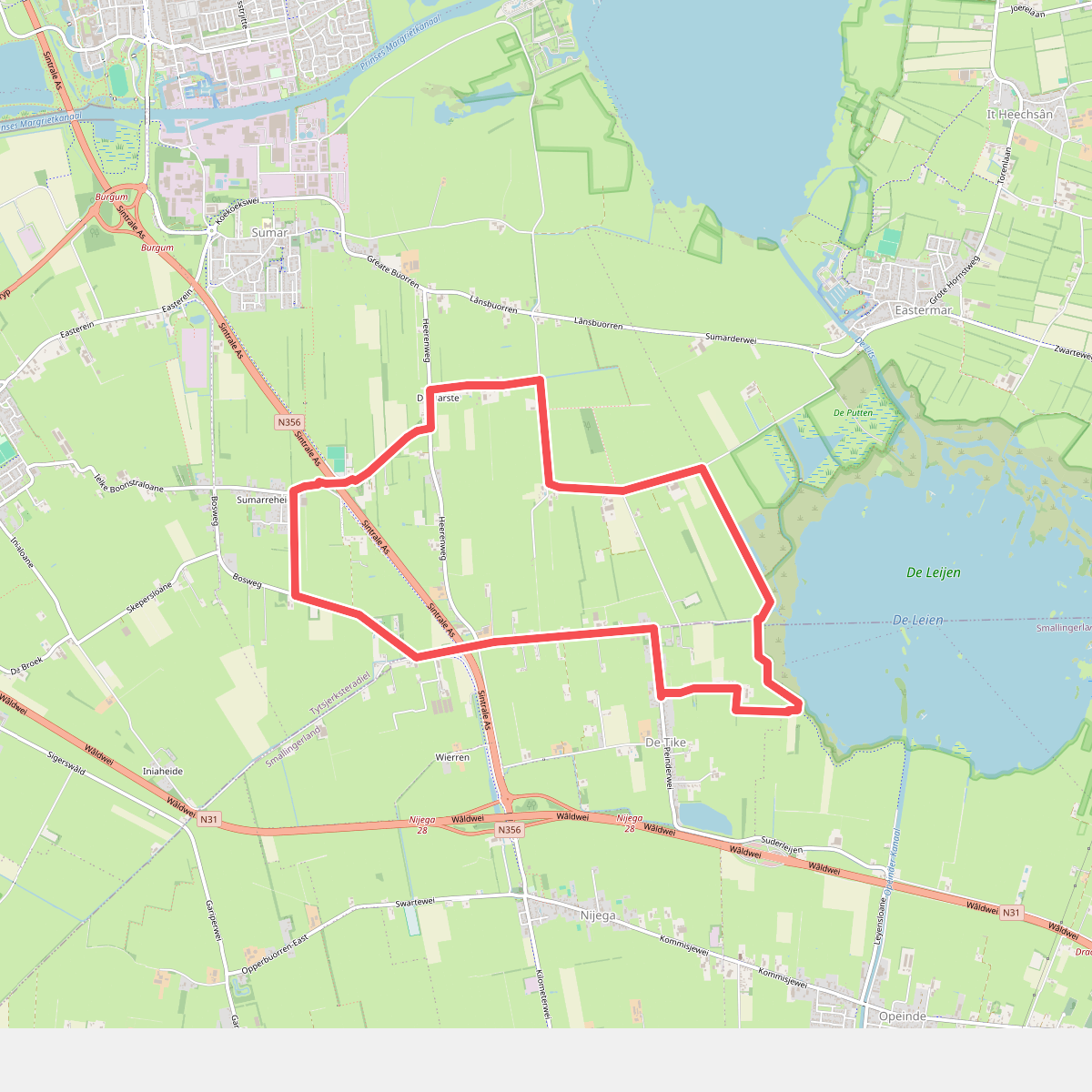 Swalkroute De Tike
