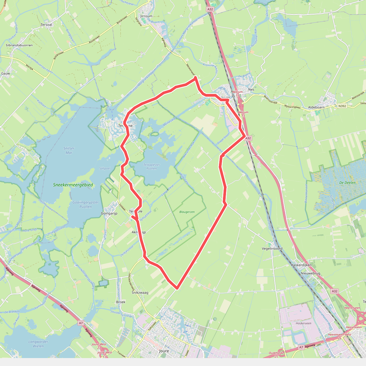Zomerroute Akkrum