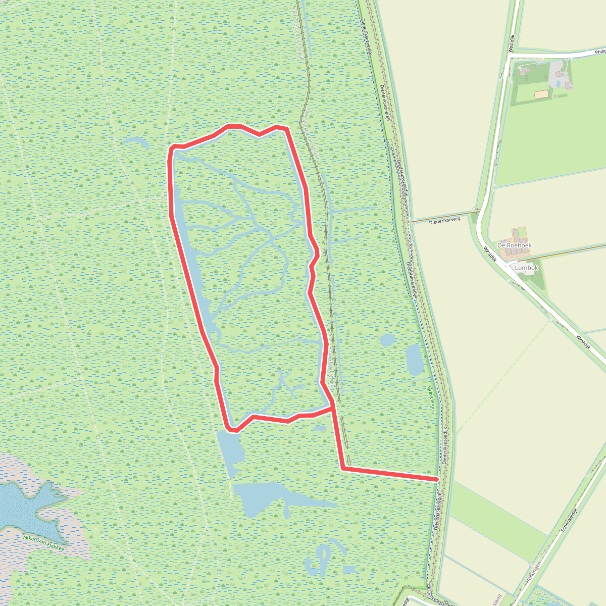 Wandelroute Slikken van Flakkee Zuid