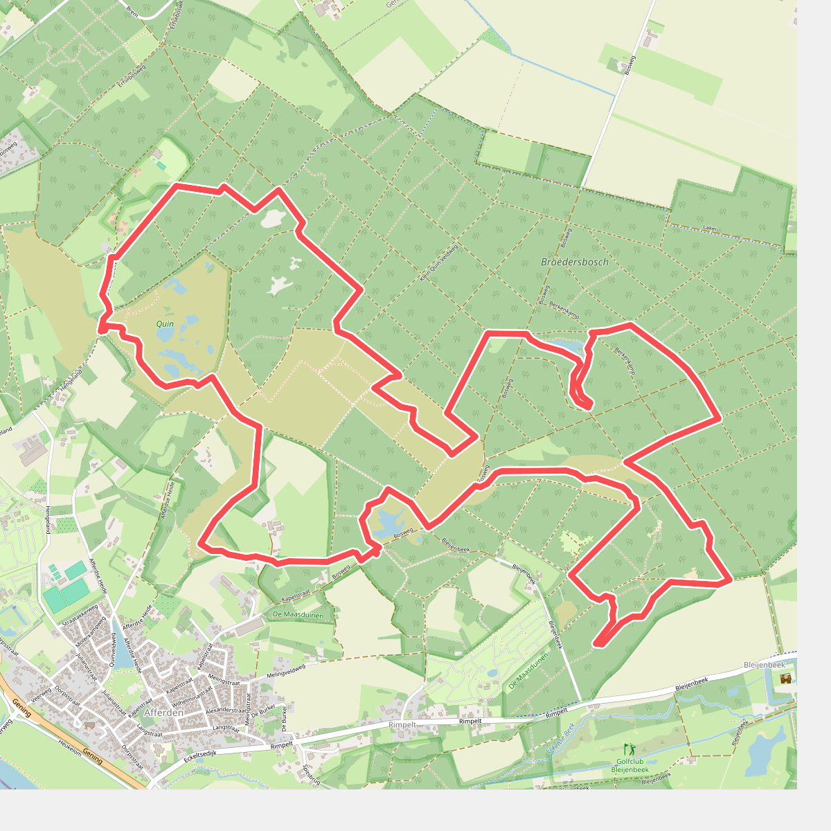 Wandelroute Rivierduinen