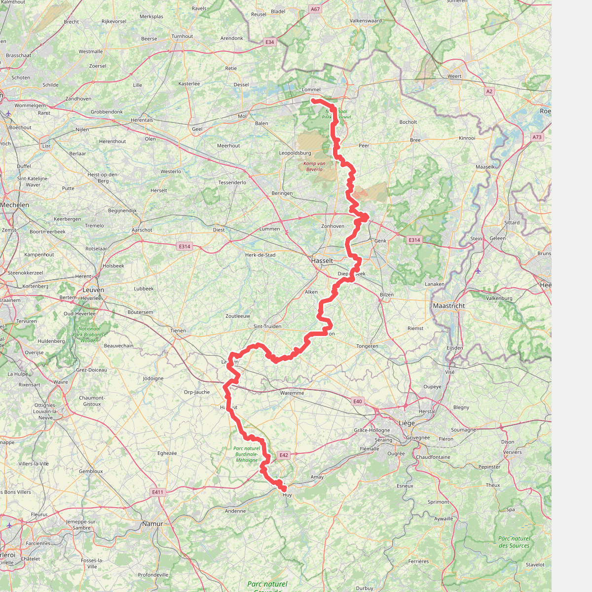 de loonse route
