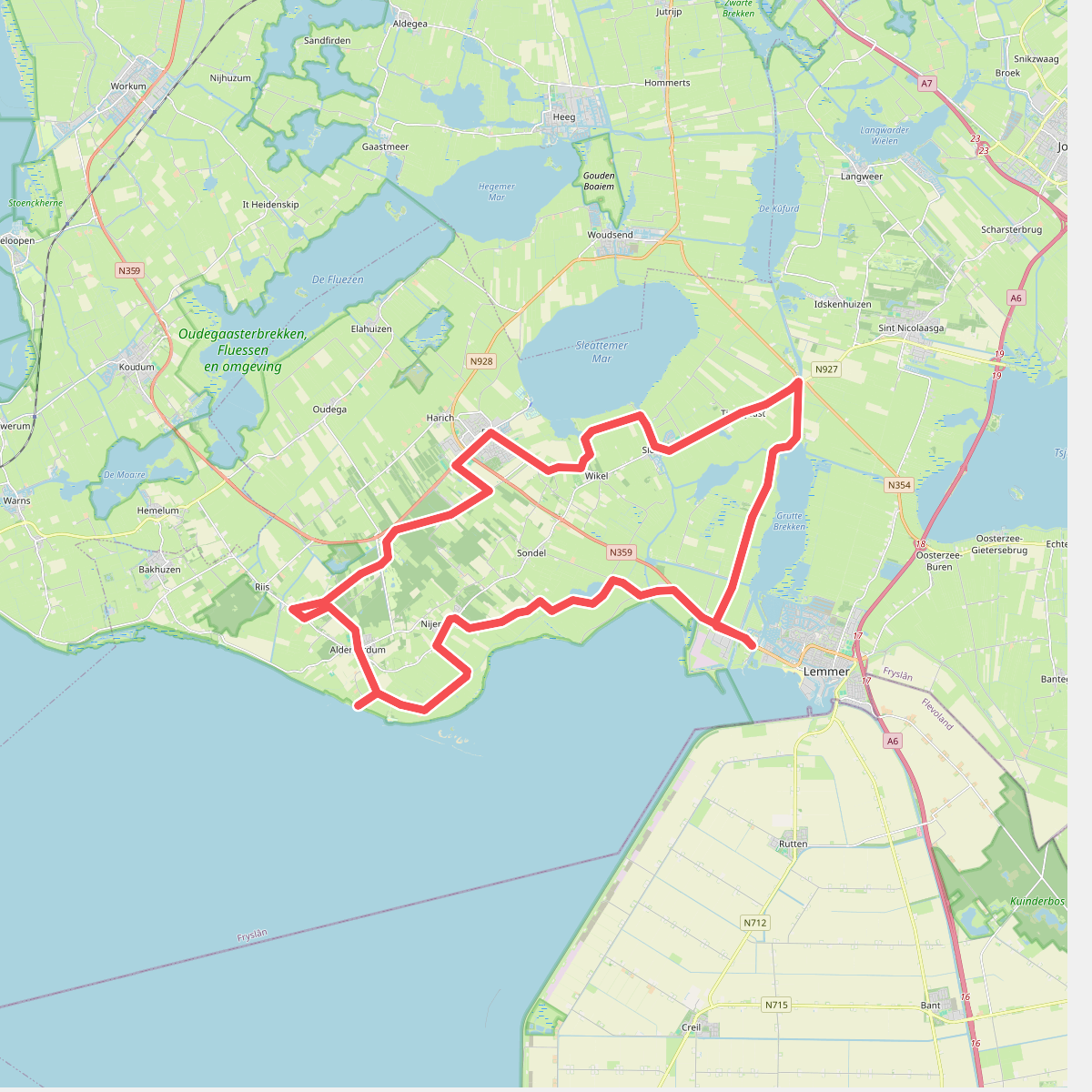 Wandelen door het onverwachte Friese landschap