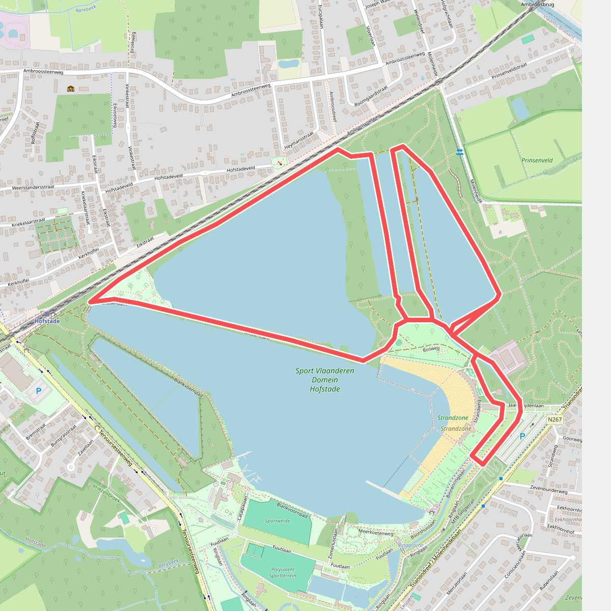 5 km looproute
