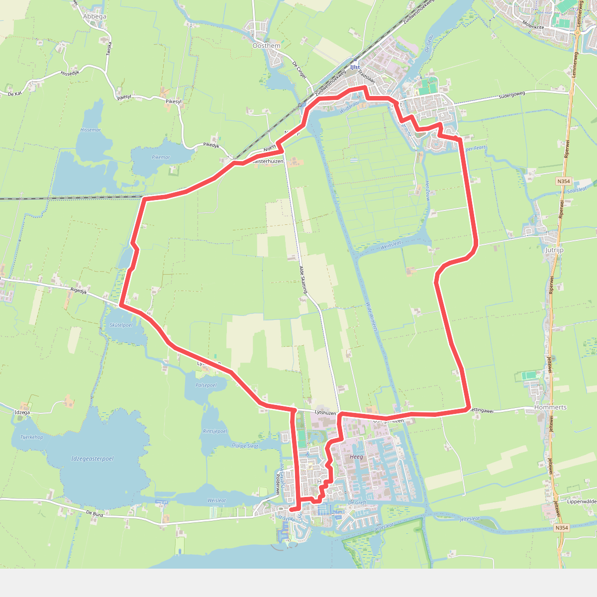 Wandelrondje Heeg - IJlst