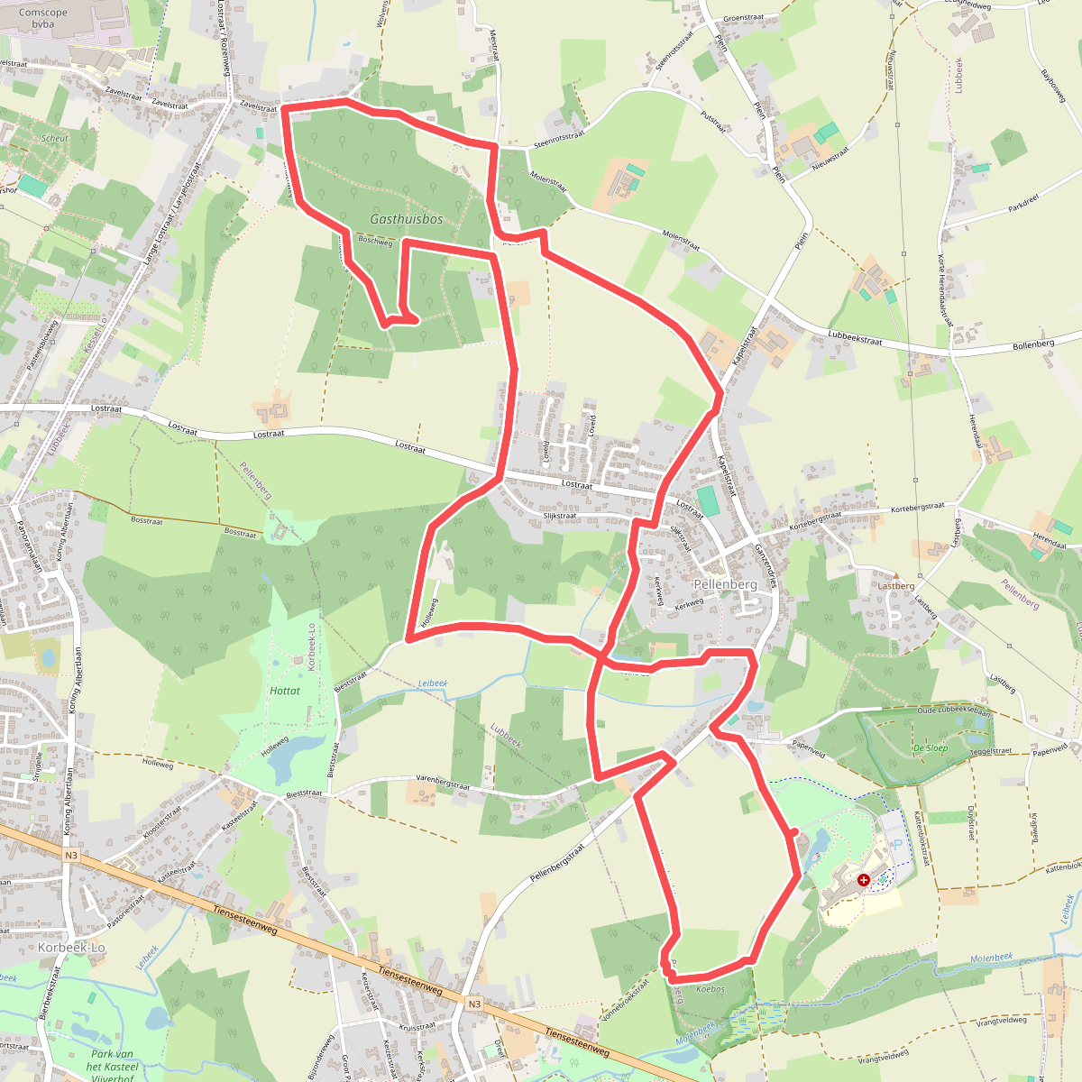 Koebos Rode driehoek