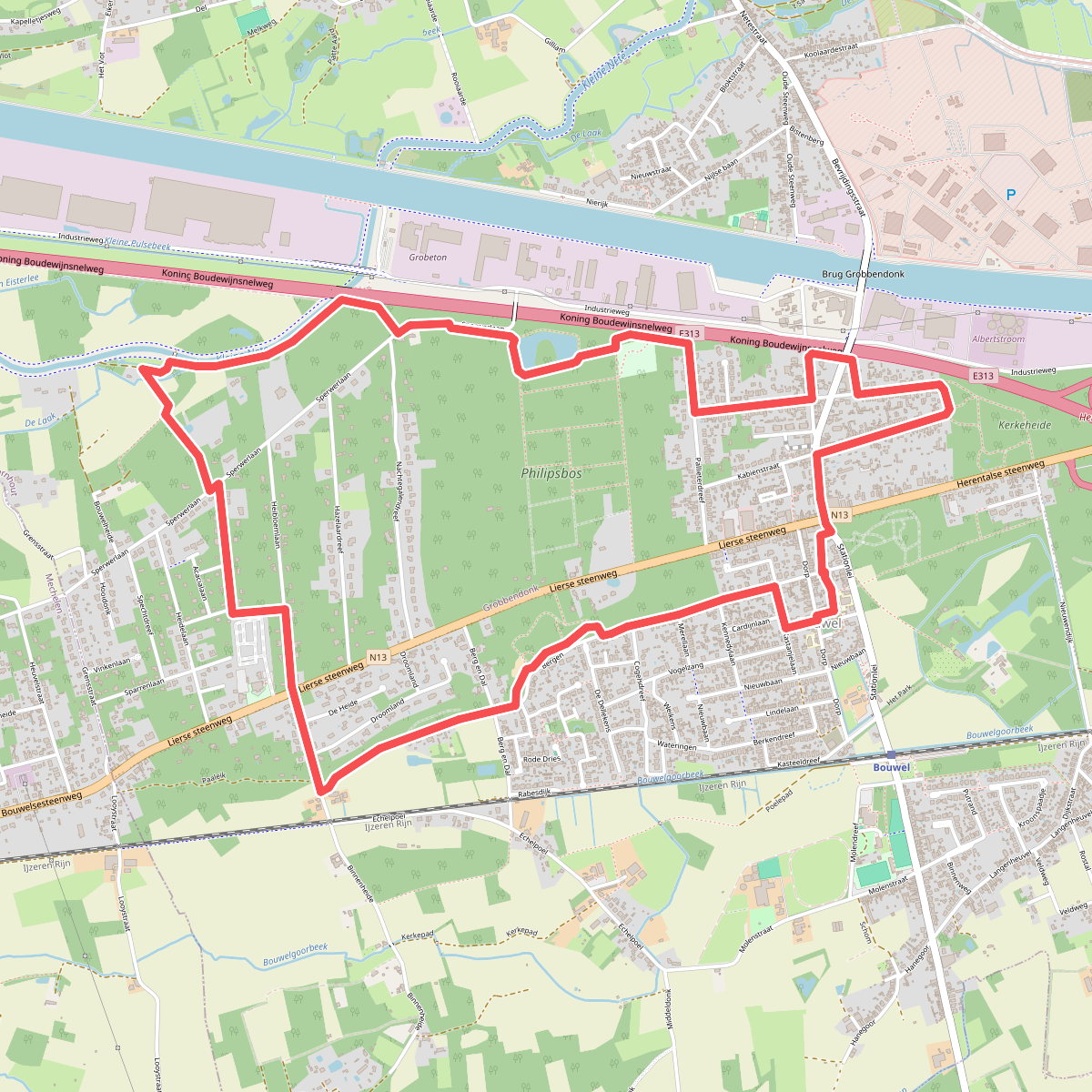 Blarendabberspad (oranje lus)