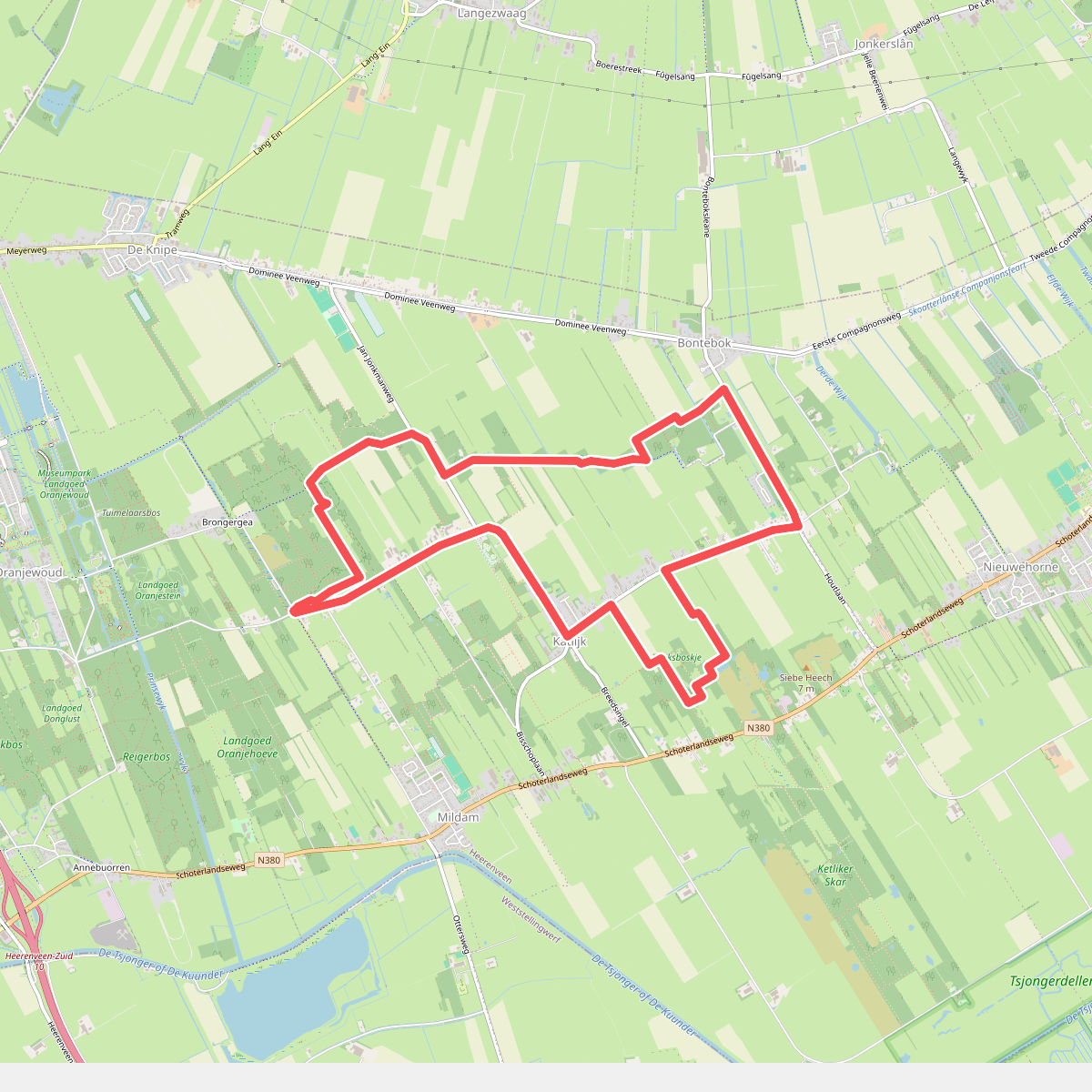 Swalkroute Katlijk