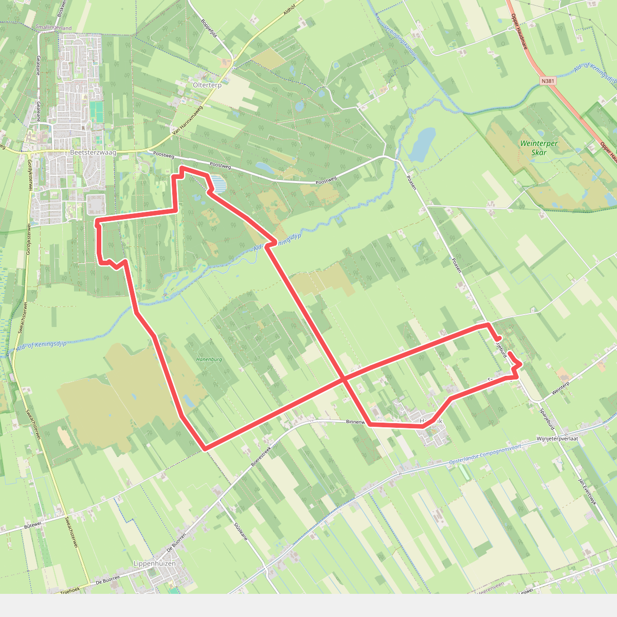 Leef! Wandelroute