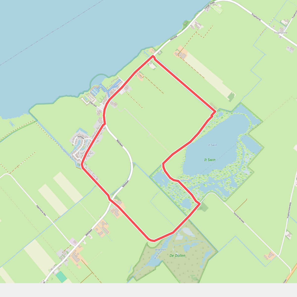 Rondwandeling Elahuizen-It Swin