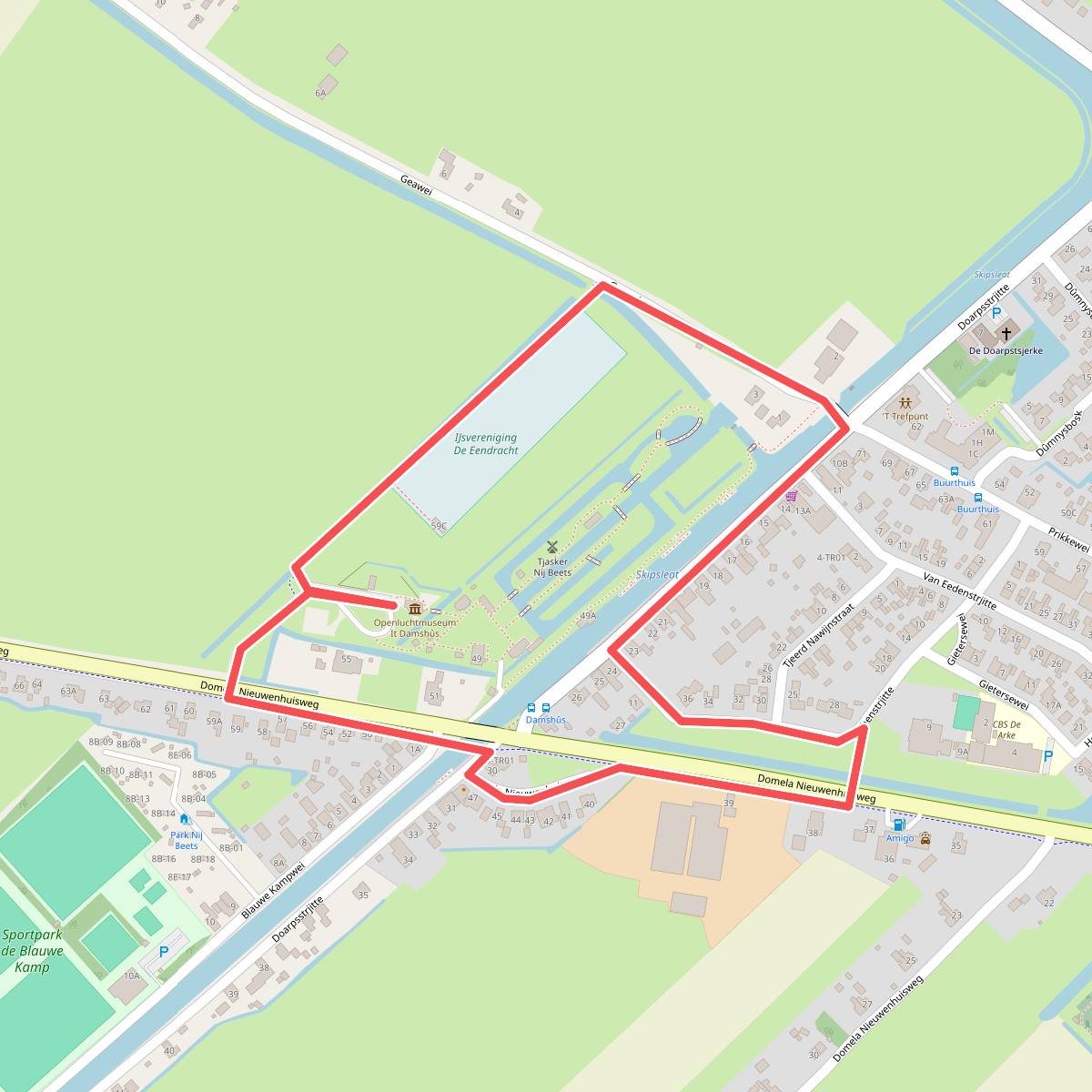 Korte dorpswandeling Nij Beets