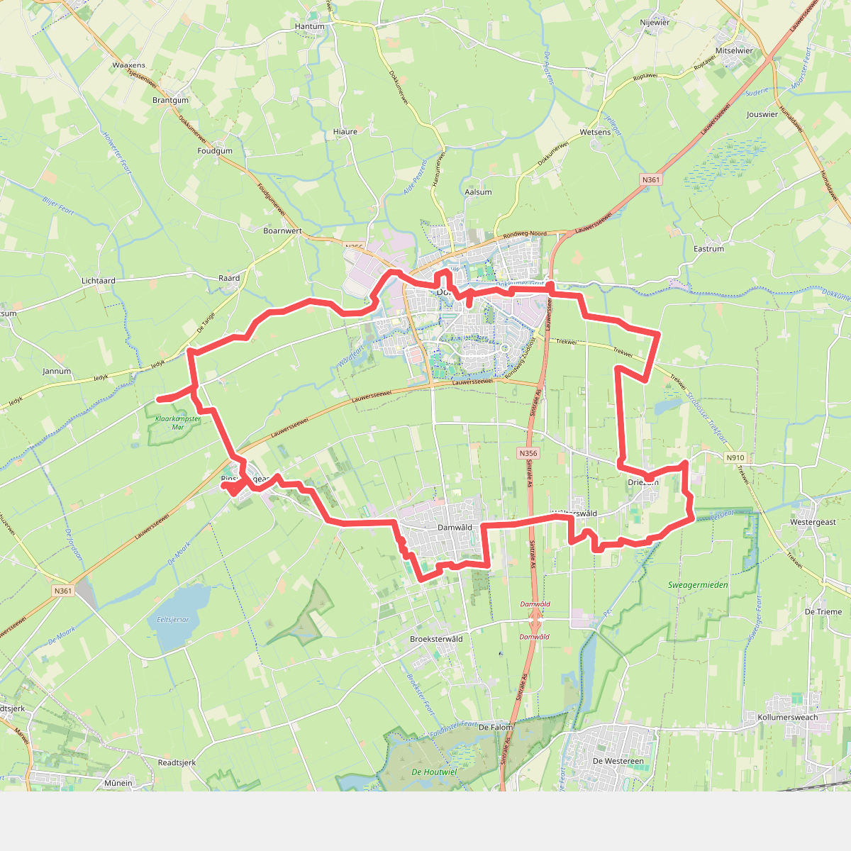 Dokkum - St. Benedictuskerk - Klooster Claercamp | Bonifatius Kloosterpad: rondje 5