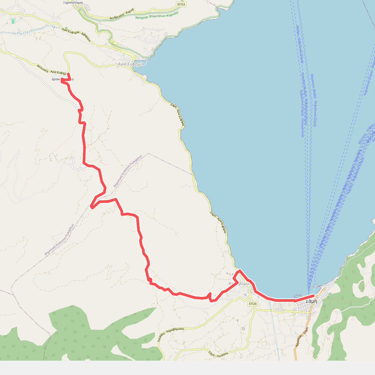 Route9 Drakopoulata Sami