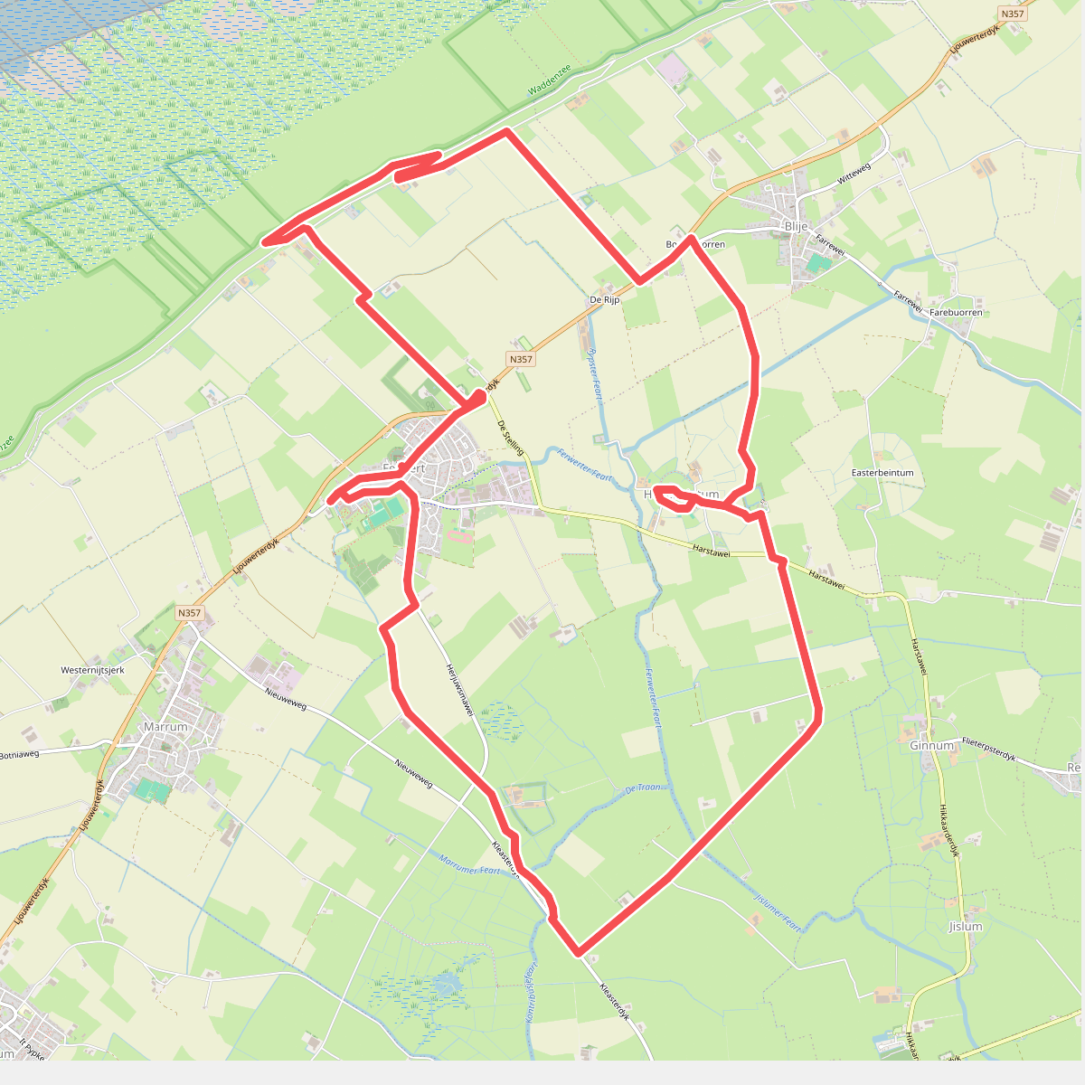 Hegebeintum - Ferwert | augmented reality route
