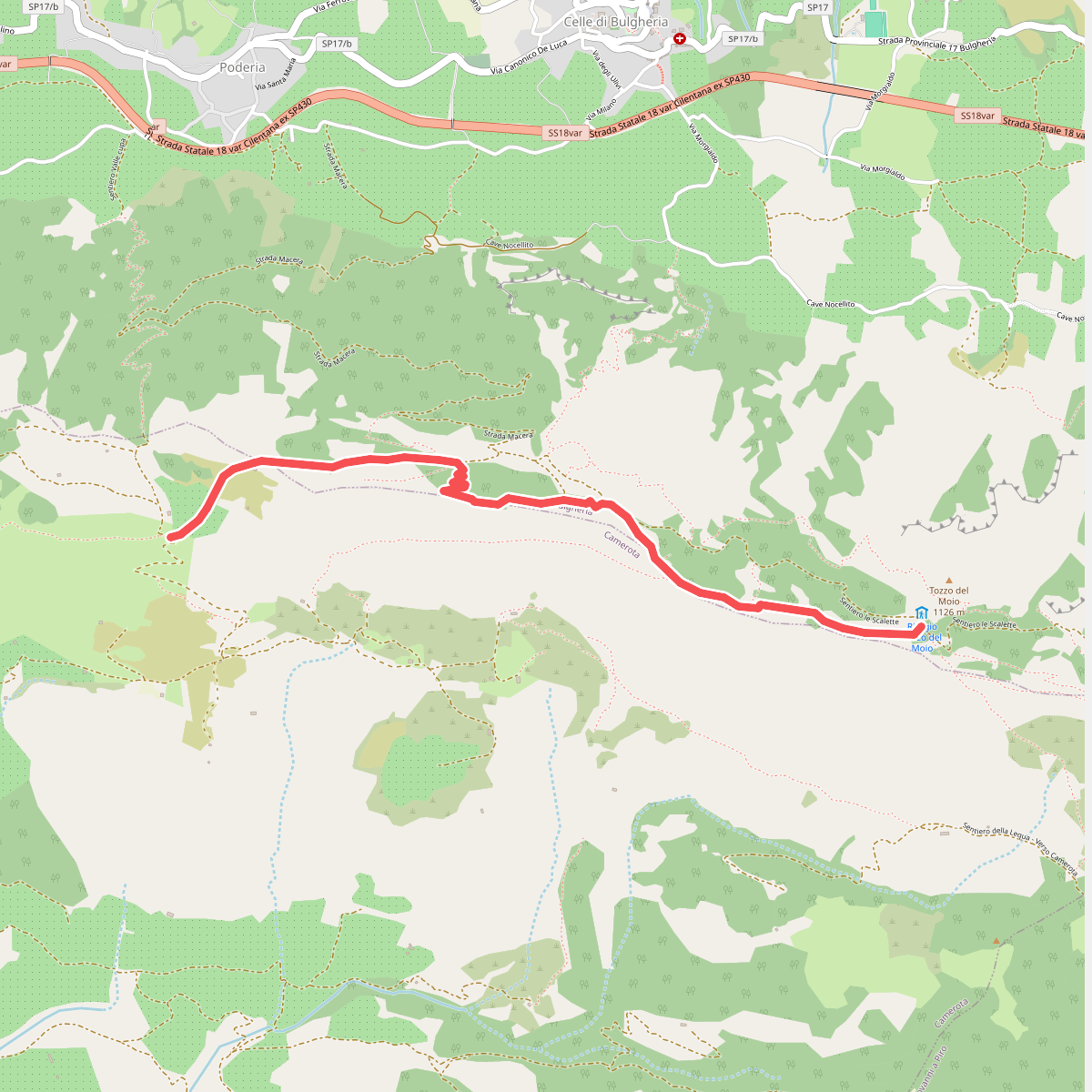 Sentiero dell'Altipiano