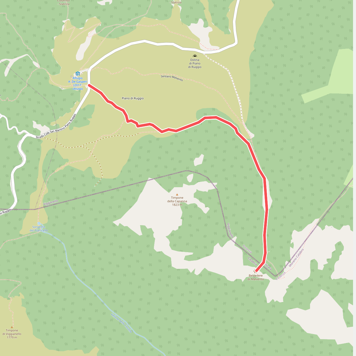 Sentiero del Belvedere del Malvento