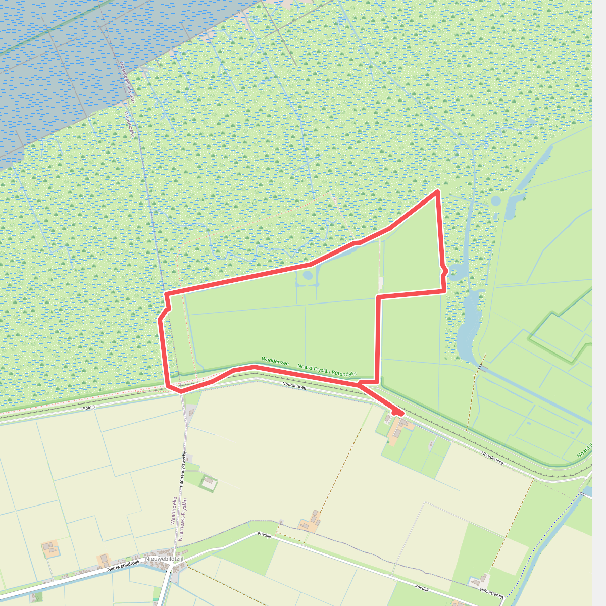 Wandelroute Noarderleech