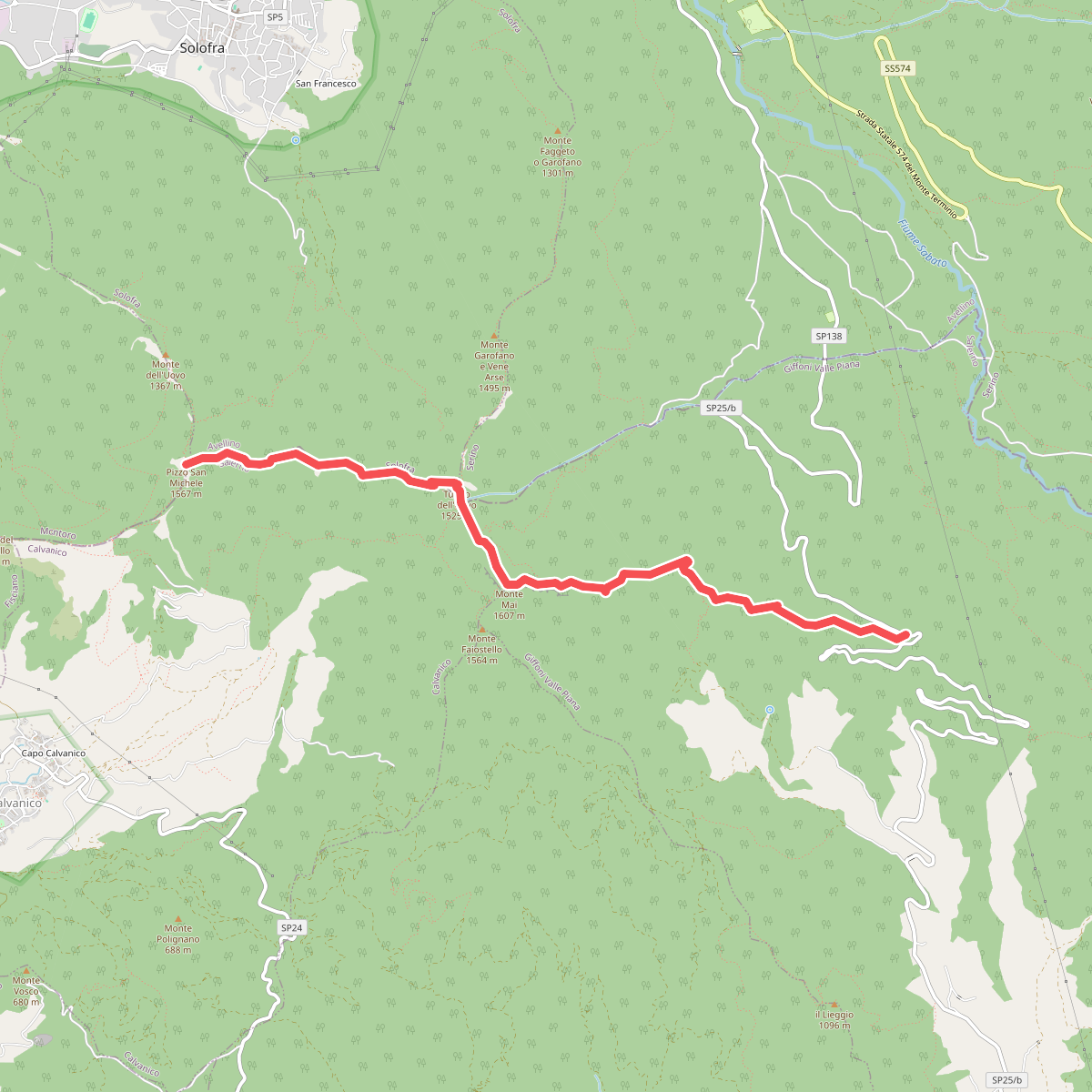 Alta via Monti Picentini Occidentali