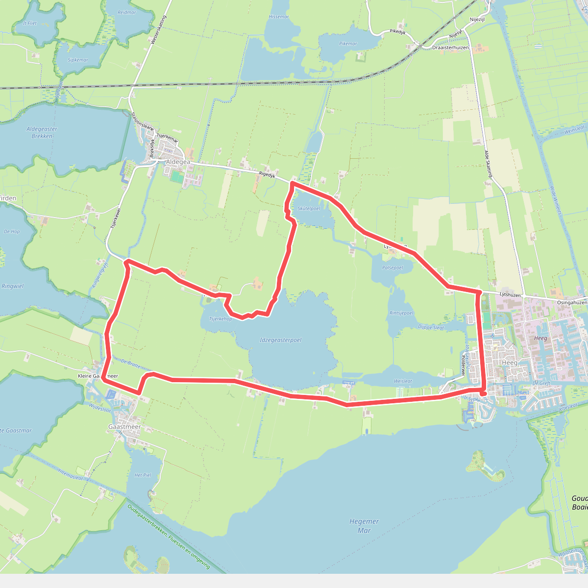 Wandelronde Gaastmeer Heeg