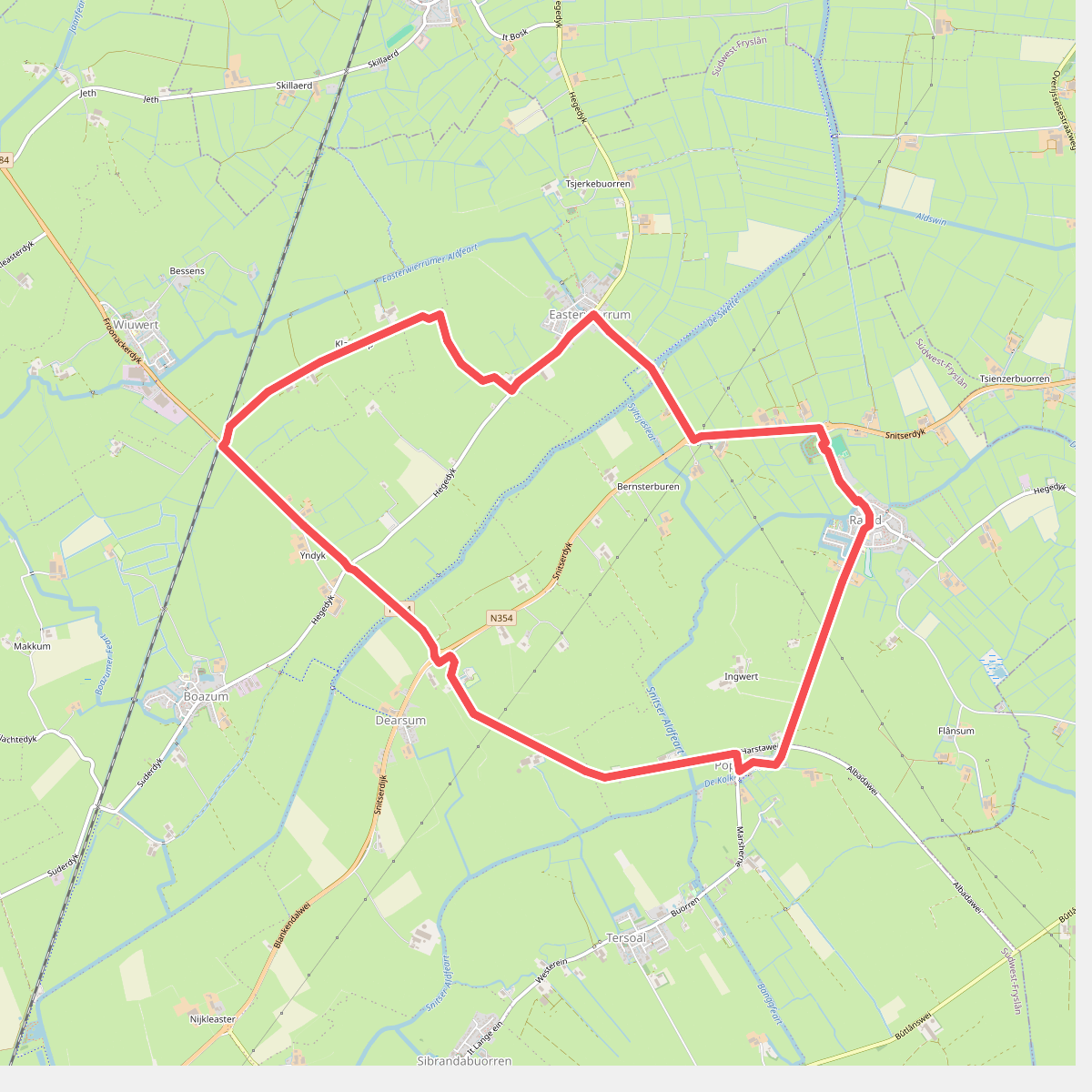 Swalkroute Raerd