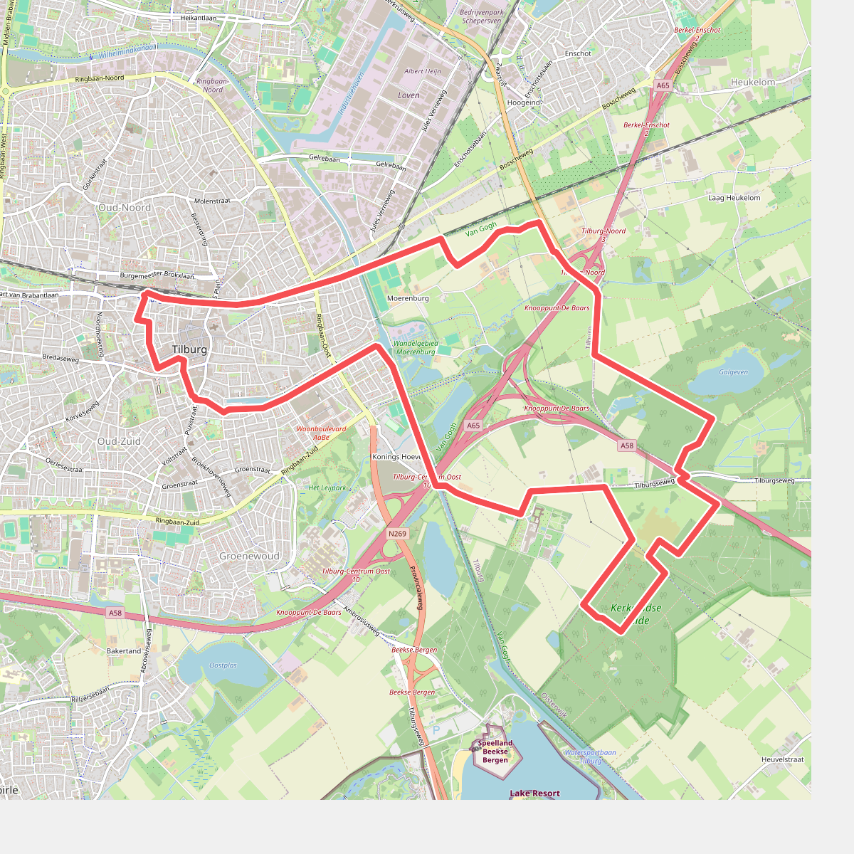 Tilburg en Trappistenklooster Koningshoeven