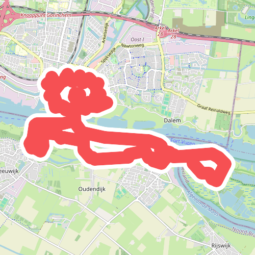 Rondwandeling Gorinchem, Woudrichem en Loevestein