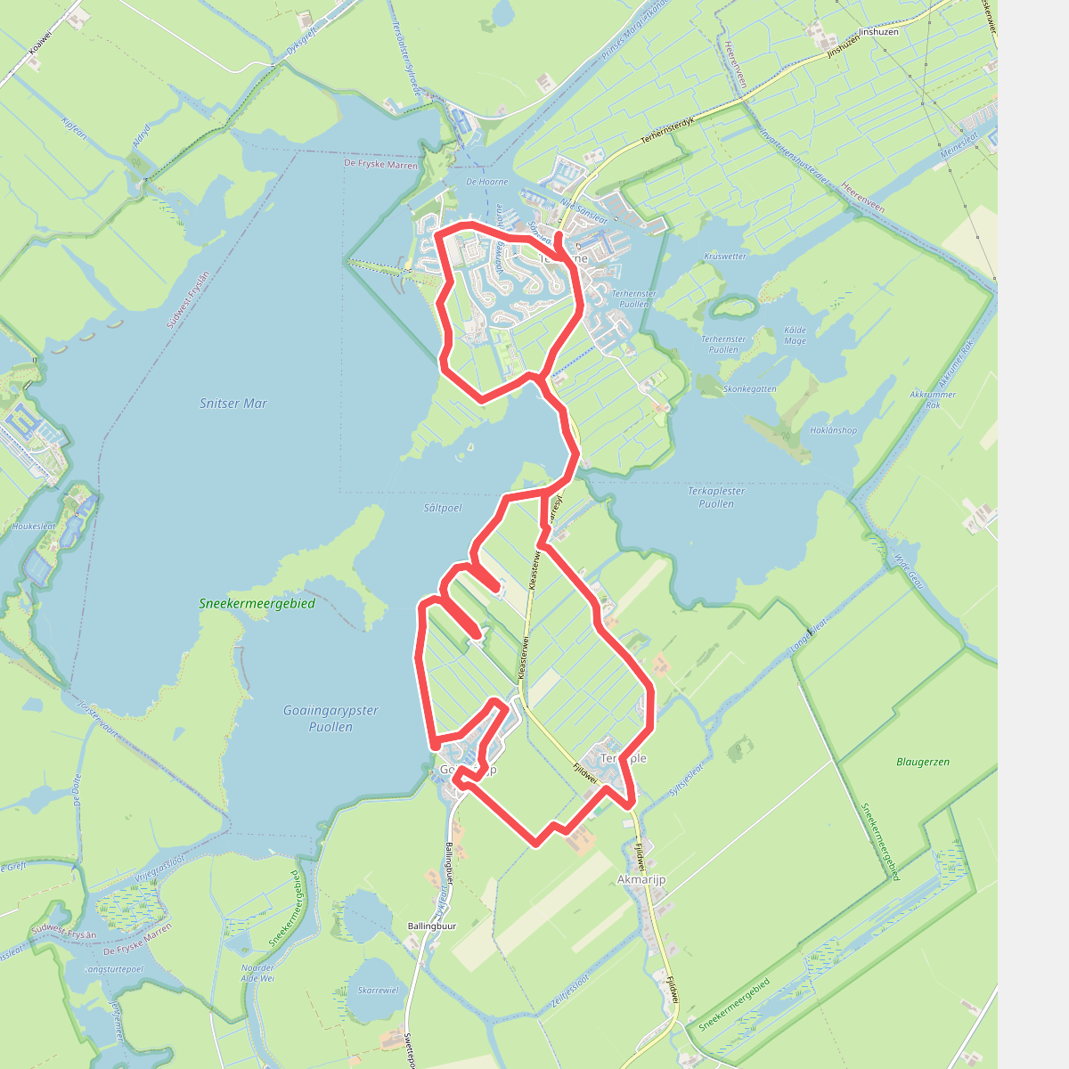 Sneekermeerzicht | Wandelroute