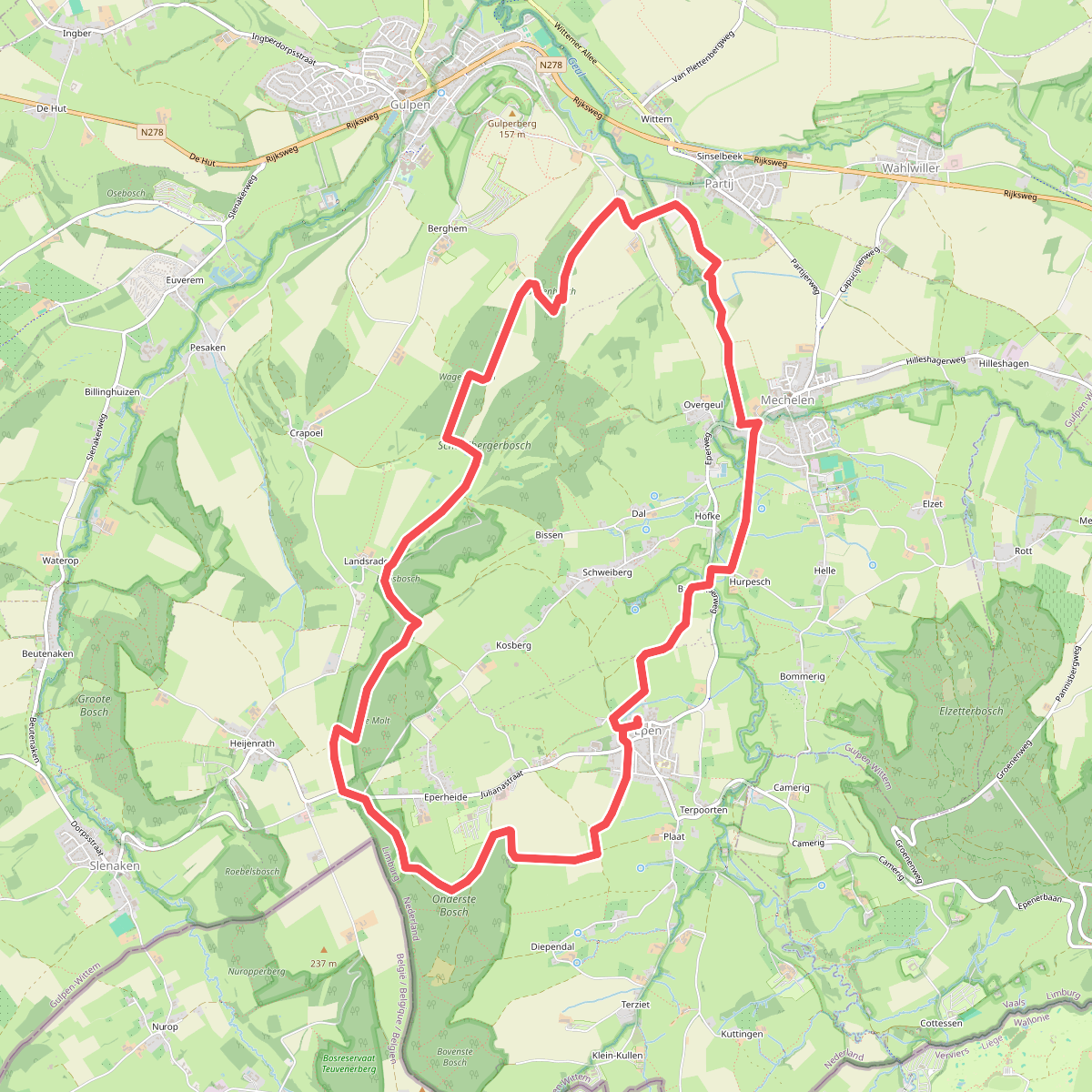 Rondwandeling Epen, Partij en Schweibergerbosch
