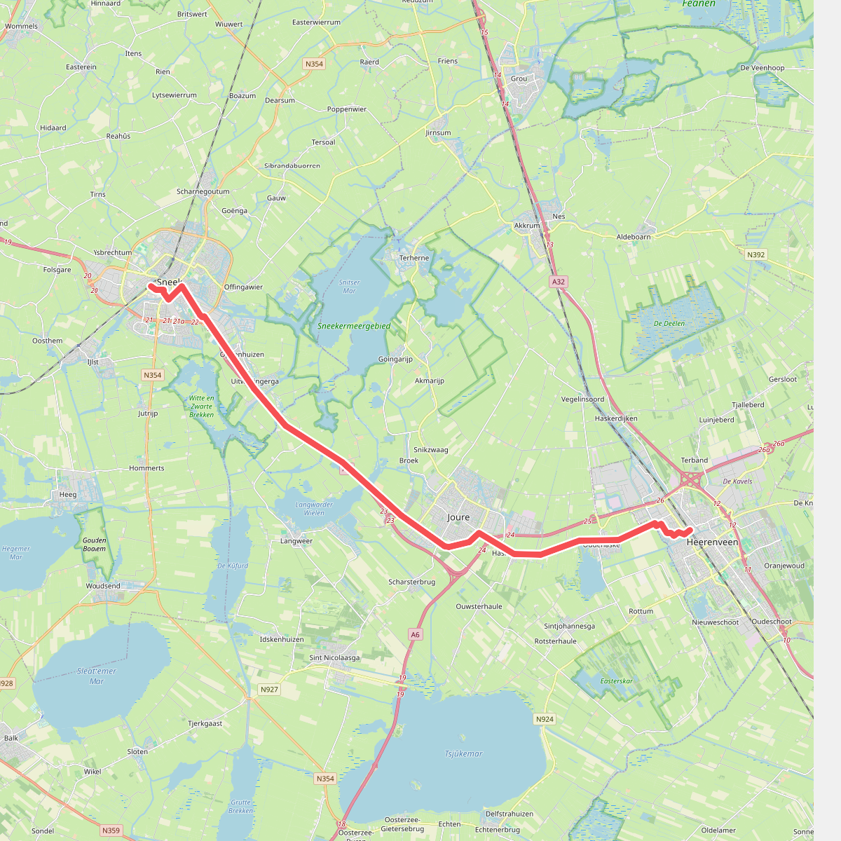 Heerenveen - Sneek