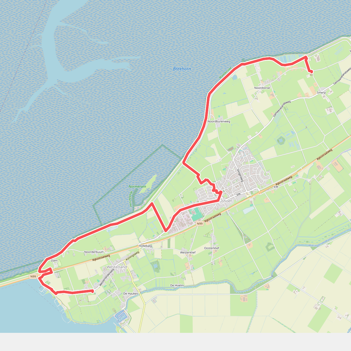 Westerland - Stroe - Ziltepad etappe 5
