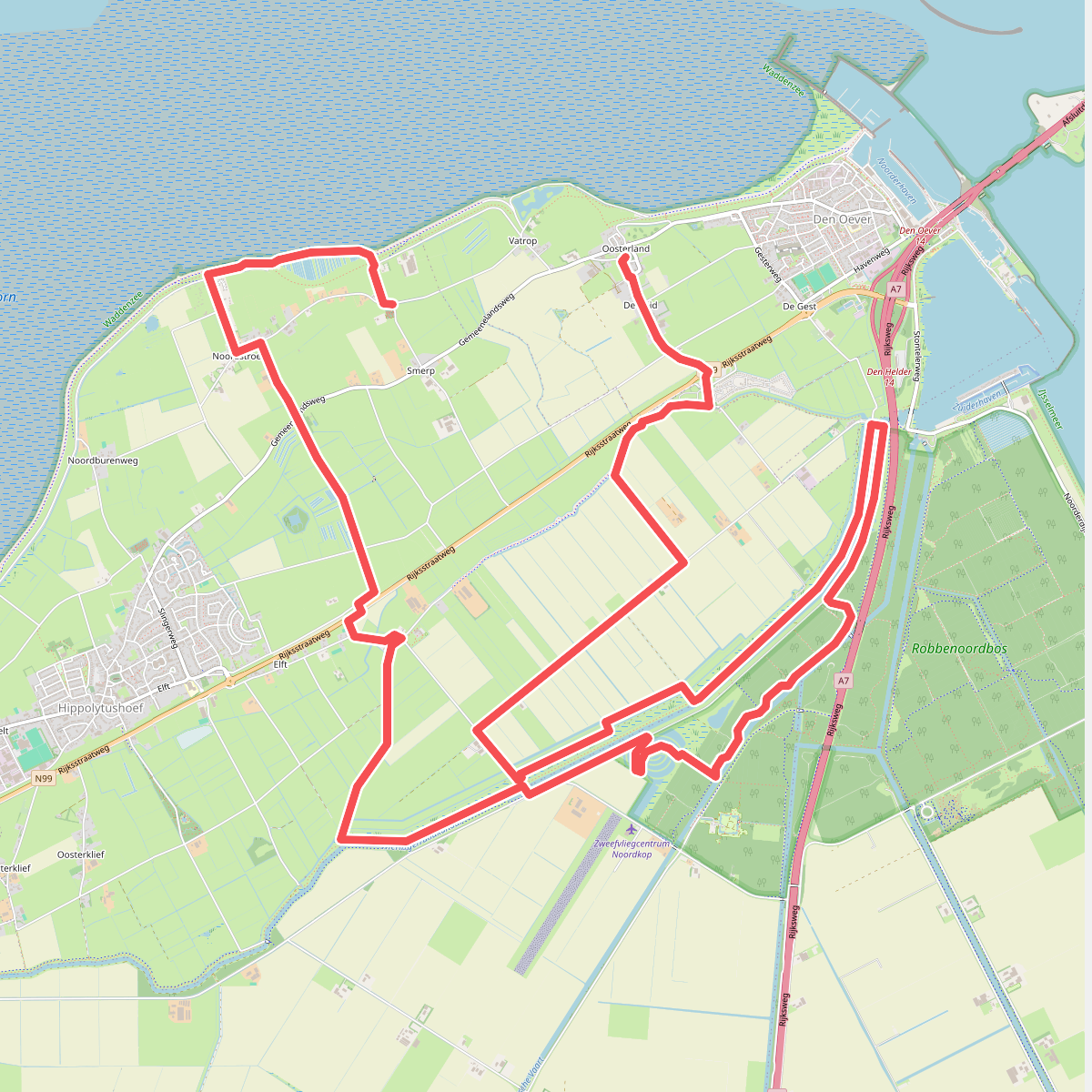 Stroe - Oosterland - Ziltepad etappe 6