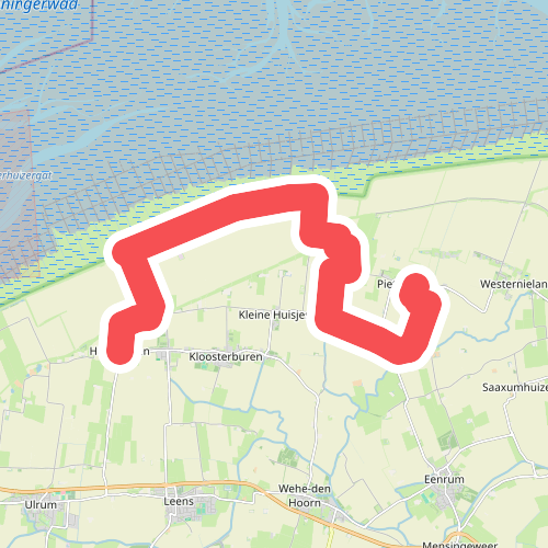 Hornhuizen - Pieterburen - Ziltepad etappe 16