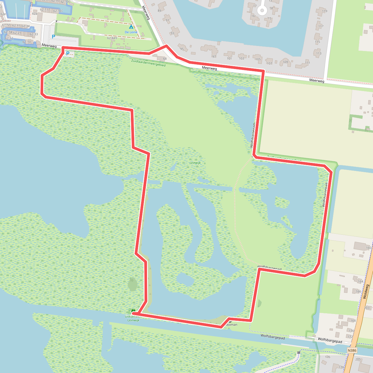 Wandelroute Leinwijk