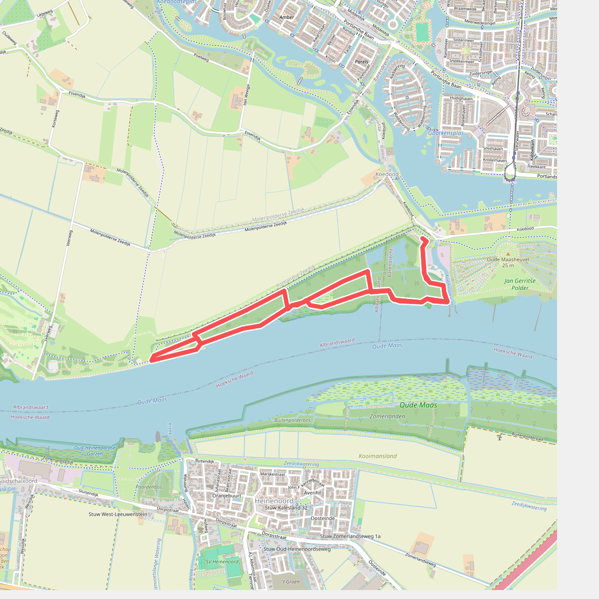 Vlonderpad langs de Oude Maas - Truus Visscherpad